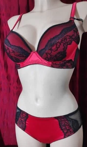 After Eden Double Push Up Gel Shaped cup Underwired bra Set Gr.70 75 80 a B C + - Picture 1 of 19