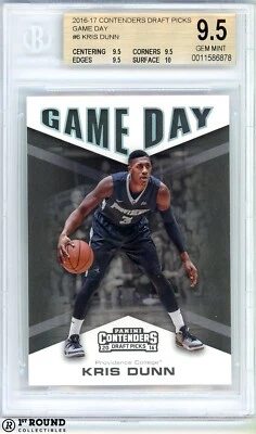 Kris Dunn BGS 9.5: 2016-17 Contenders Selecciones del Draft Día del Juego Suscriptores Más Altos POP 3 Foto 1 de 3