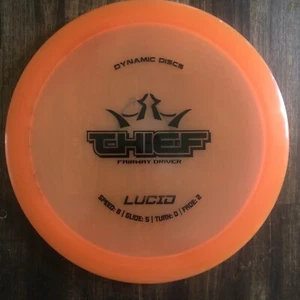 OOP Dynamic Discs Thief Lucid 165g Disc Golf Fairway Driver Trilogy Orange - Picture 1 of 2