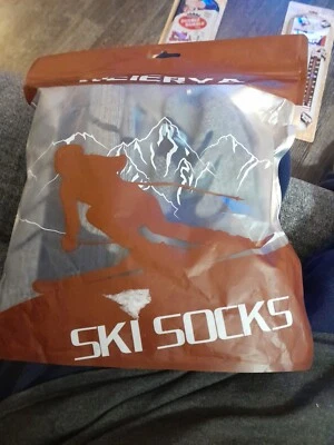 Calcetines de esquí Weierya MED 2 pares azul/gris snowboard invierno cálido Foto 1 de 3