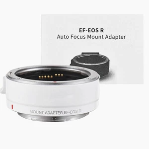 EF-EOS R Auto Focus Lens Adapter for Canon EF Lens to Canon EOSR RF-Mount Camera - Picture 1 of 14