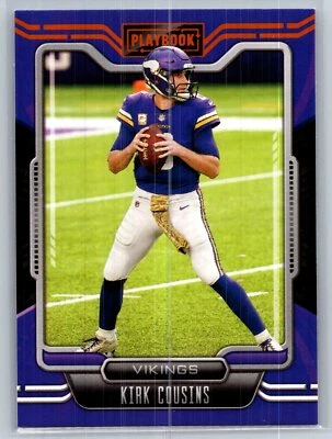 2021 Panini Playbook #55 Kirk Cousins Orange - Image 1 of 2