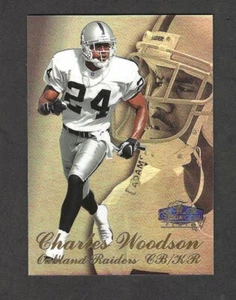 1998 FLAIR SHOWCASE ROW 3 #28 CHARLES WOODSON ROOKIE FOOTBALL CARD (NrMT-MT) - Picture 1 of 2