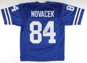 Jay Novacek Inscribed #84 Signed Jersey (JSA COA) Dallas Cowboys Superbowl Champ - Picture 1 of 4