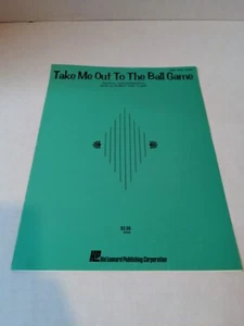 Take Me Out To The Ball Game Sheet Music Jack Norworth Piano Vocal Guitar 1987 - Picture 1 of 6