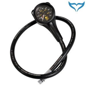 Poseidon Finimeter Cirrus 2009 Black 450 bar Manometer Konsole 5000 PSI Neu - Picture 1 of 2