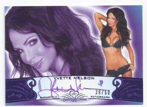 Benchwarmer 2010 Authentic Autograph 39/50 Yvette Nelson (Purple Foil)