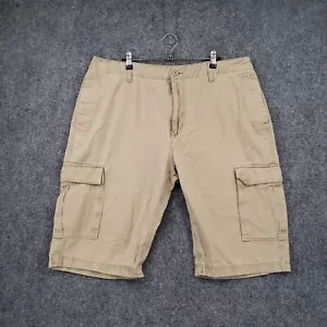 Sean John Cargo Shorts Mens 36 Khaki Streetwear Baggy Skater Utility Pockets - Picture 1 of 15