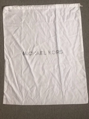 Funda para bolsa antipolvo Michael Kors para bolsos-grande 18""x19"" blanca Foto 1 de 2