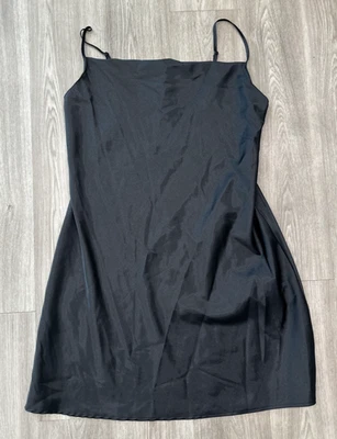 Ambrielle Vestido de Noche Mujer S Pequeño Negro Sin Mangas Prendas para Dormir Transpirable Foto 1 de 4