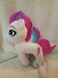 Pegasus My Little Pony 7” Peluche Cremallera Blanco Caliente Rosa Plata Hooves Rayo - Imagen 1 de 8