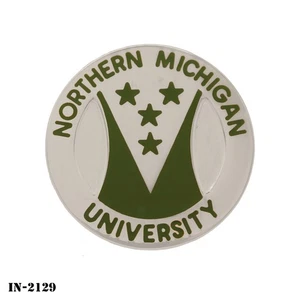 Northern Michigan University ~ US Army ROTC DUI Crest Pin NEW - Picture 1 of 2