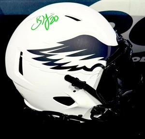 Brian Dawkins Signed Autographed Full Size AUTHENTIC Helmet WVisor Fanatics Cert - Picture 1 of 2