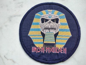 IRON MAIDEN  PATCH Original 80er Vintage POWERSLAVE  Aufnäher 9,5cm Heavy Metal  - Bild 1 von 2