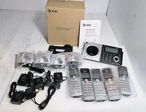 AT&T Expandable Cordless Phone Answering Machine Call Block 5 Handsets DECT 6.0 - Picture 1 of 8