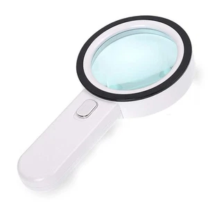 Vergrößerungsglas 20-fach, Lupe mit Licht, LED beleuchtet Handheld, 6785 - Bild 1 von 6