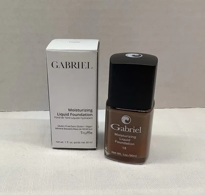 Gabriel Moisturizing Liquid Foundation Makeup Dark To Deep Complexion 1oz New - Image 1 of 3