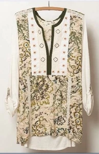 Anthropologie - WINZIGES besticktes Damen-Top Elsinore Bauern Größe M - Bild 1 von 8