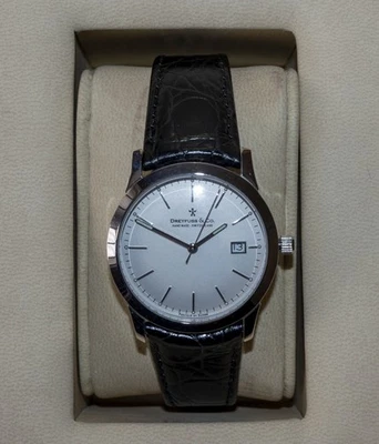 DREYFUSS & CO 4843 HANDMADE SWISS MENS WATCH - Box Papers Lifetime Free Battery - Image 1 of 4