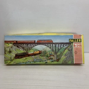 Train ancien HO 1/87 - kit FALLER décor pont métallique ref B-548 NEUF en boite - Imagen 1 de 9