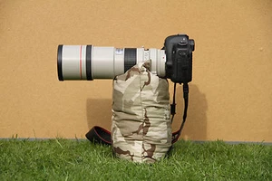 Desert Polycotton Camouflage UNFILLED Camera Bean Bag 35cm x 22cm or 9" x 14" - Picture 1 of 4