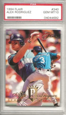 Alex Rodriguez 1994 Flair #340 - Rookie - PSA 10 GEM-MINT