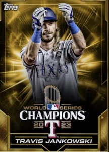 [DIGITAL] Topps Bunt - Travis Jankowski World Series Champions 23 S1 Gold Base - Picture 1 of 1
