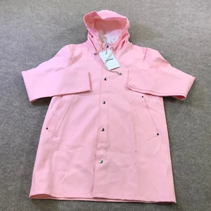 Stutterheim Jacket Mens Extra Small Snap Hoodie Rain Coat Stockholm Casual Adult - Picture 1 of 14