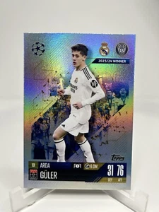 2024-25 Match Attax UEFA Arda Guler Foil Card Real Madrid #131 - Picture 1 of 2