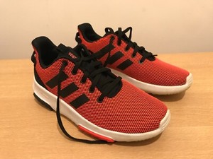 adidas cloudfoam orange black