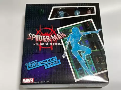 Sentinel Spider-Man Into The Spider-Verse SV-Action Miles Morales Clear Ver. New Cover