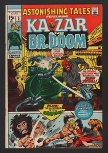Astonishing Tales #5, 1971, Marvel Comics, estado en muy buen estado, Ka-Zar, Dr. Doom! - Imagen 1 de 1