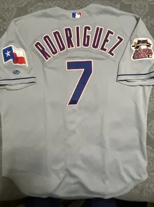 Texas Rangers Ivan Pudge Rodriguez Rawlings Authentic Jersey Size 52 - Picture 1 of 14