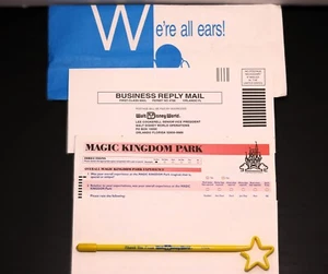 Lotto kit indagine vintage Magic Kingdom Disney Tinker Bell Pen lettere kit indagine - Foto 1 di 8