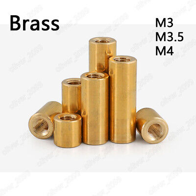 Brass Lengthen Round Nuts Standoff Spacer Pillar M3 M3.5 M4 • 81.77£