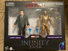 MARVEL LEGENDS THE INFINITY SAGA IRON MAN 3 HAPPY HOGAN IRON MAN MARK XXI NEW