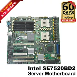 New Intel SE7520BD2 E7520 Chipset Dual Socket-604 6 Slots Motherboard C44688-801 - Picture 1 of 9