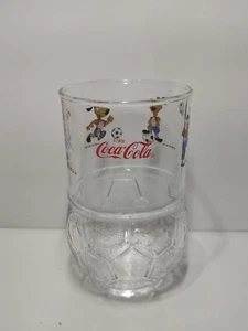 Vintage Coca Cola Commemorative Glass 1994 World Cup Soccer Mascot Good Cond - Picture 1 of 7