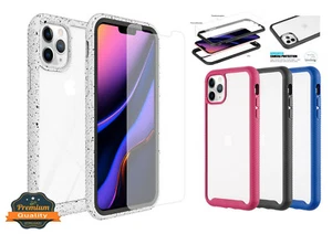 Funda protectora de pantalla transparente de poliuretano termoplástico híbrido de goma híbrida para Apple iPhone 11/Pro Max - Imagen 1 de 58