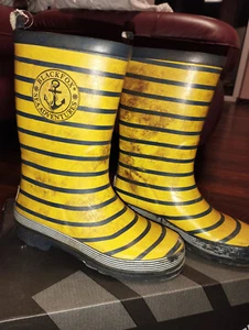 Gummistiefel Gr. 31 gelb schwarz gestreift von Blackfox - Bild 1 von 8