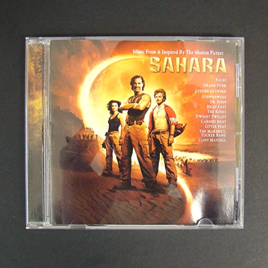 Sahara Original Motion Picture Soundtrack CD 2005 Various Artists Rare OOP 00s - Image 1 of 3