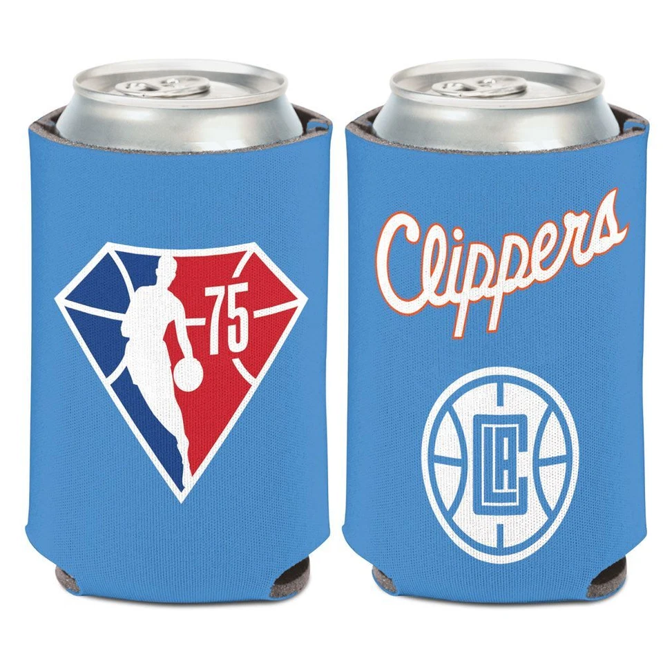 LOS ANGELES CLIPPERS CITY NBA 75TH ANNIVERSARY KADDY KOOZIE CAN HOLDER WINCRAFT - Image 1 of 1