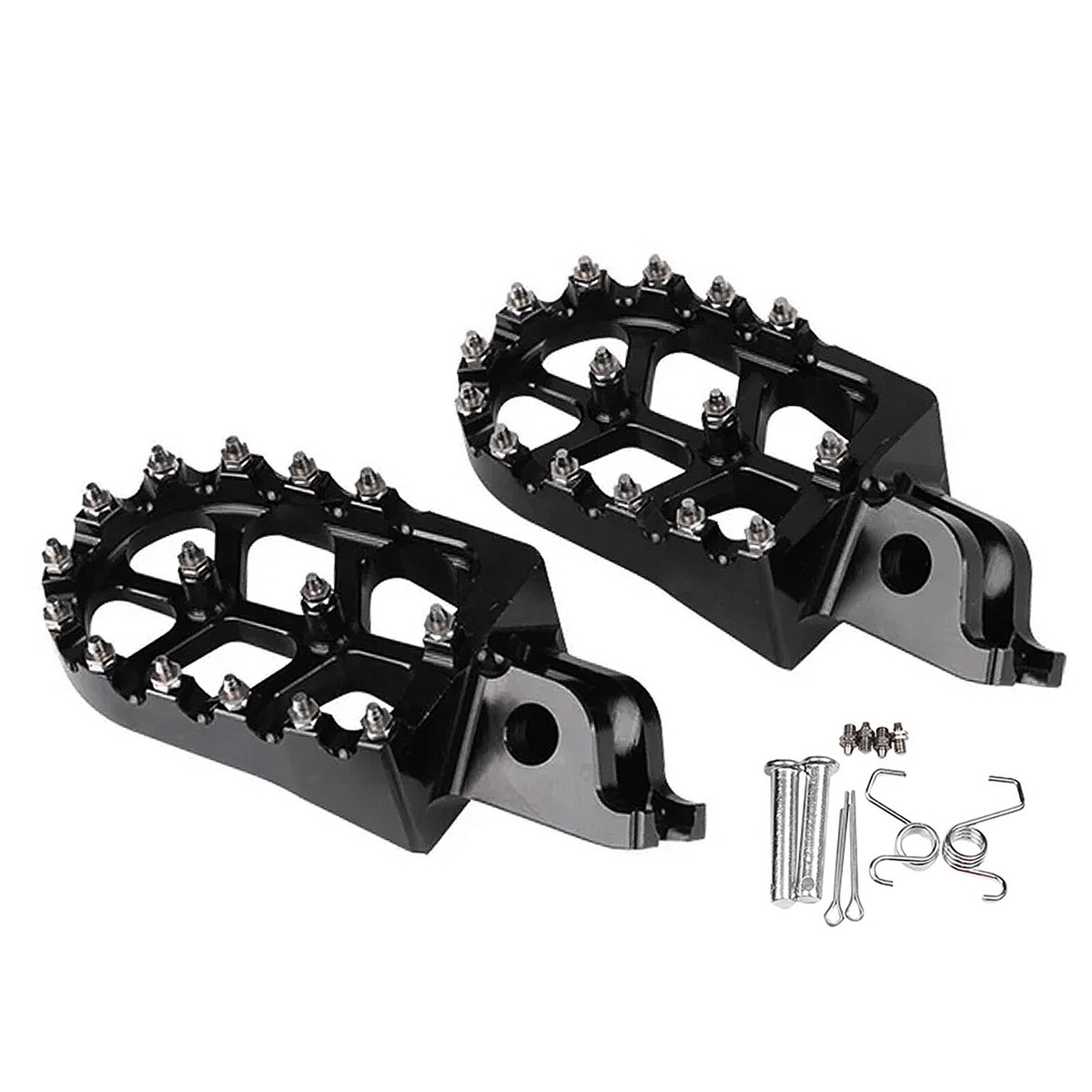 Pedali In Gomma Per Moto Honda | Poggiapiedi Anteriori | Compatibile CB400, CBR600, VFR800 | Road Passion - Foto 9