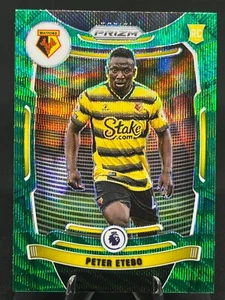 Peter Etebo 2021-22 Panini Premier League Green Wave Prizm #267 Watford Rookie - Imagen 1 de 2