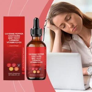 60ml Pepe Liquido Gocce Integratore Vitamina D3 K2 con Biancospino Berr🥇DE - Foto 1 di 20