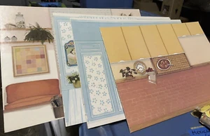 Sindy Doll Scenesetters Room Backgrounds Complete Marx Toys Sindys World - Bild 1 von 13