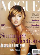 Vogue Australia September 1996 Linda Evangelista Sharon Stone Sandra Bullock
