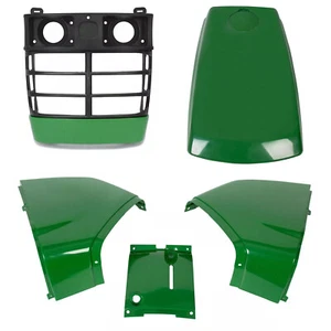 For John Deere 4200 4300 4400 Front Grille & Upper Hood & Pair Cowl Cover Panel - Picture 1 of 24