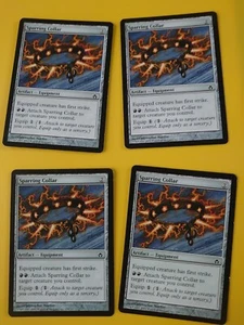 MTG Playset 4 cards as pics Sparring Collar. fifth dawn artifact - Picture 1 of 3