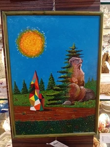 quadro marmotta firmato Libero Greco - Foto 1 di 1